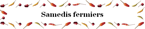 Samedis fermiers